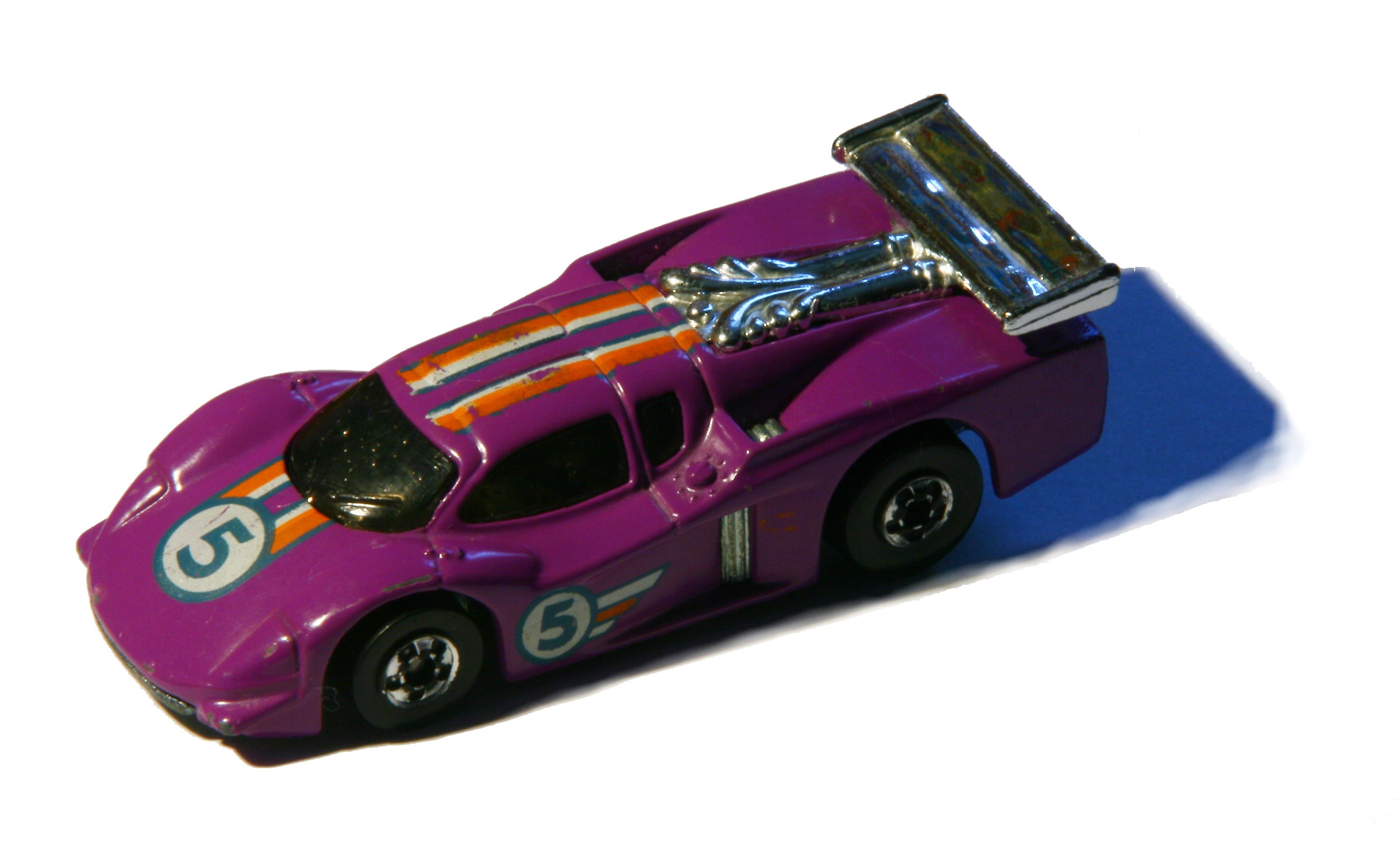 紫の車体に白い「5」、橙・青・白のラインが入る GT Racer。写真は現品の参考で、販売品の状態は別途確認が必要。