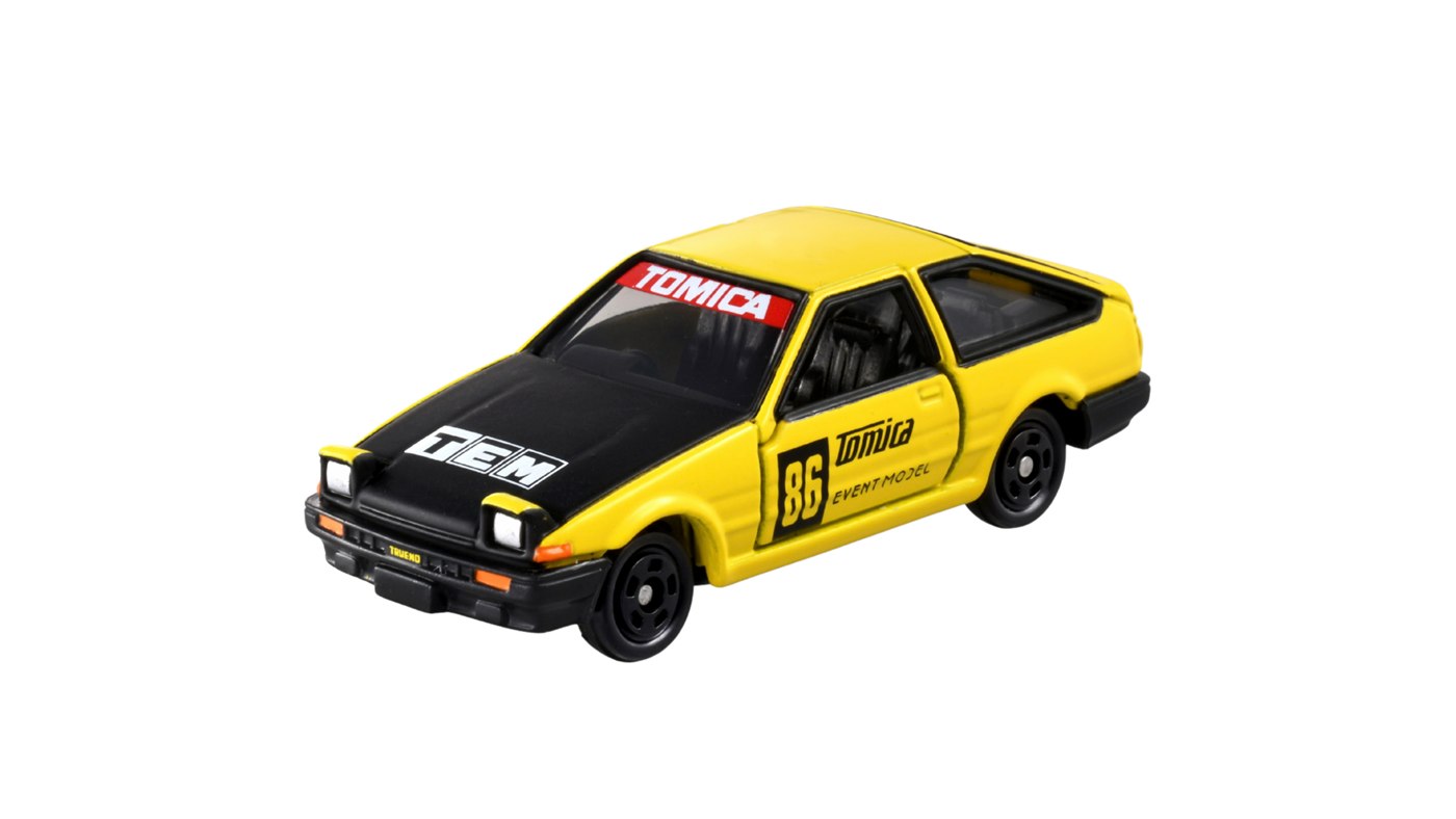 トミカイベントモデル NO.32 トヨタ AE86 スプリンタートレノの主催者配布画像。
