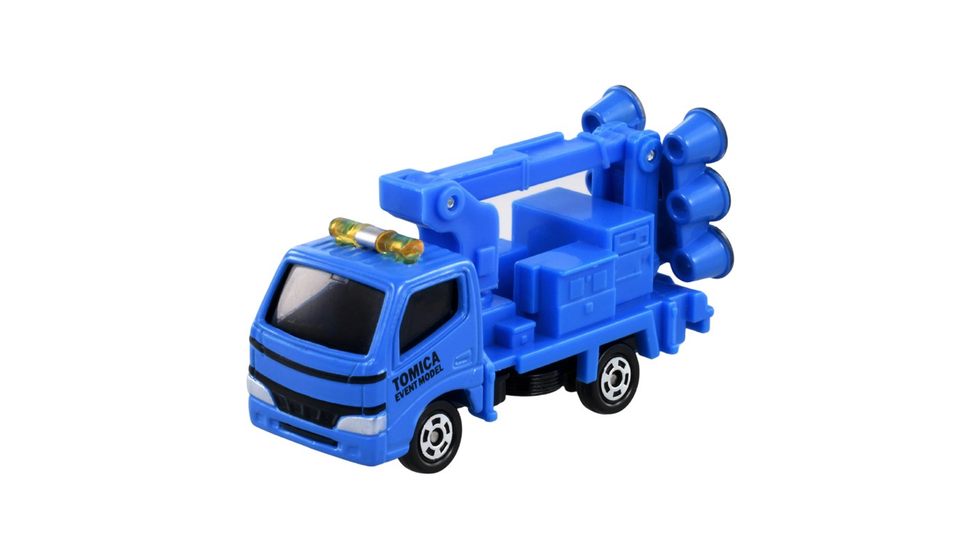 トミカイベントモデル NO.34 TOMICA EXPO 照明車の主催者配布画像。